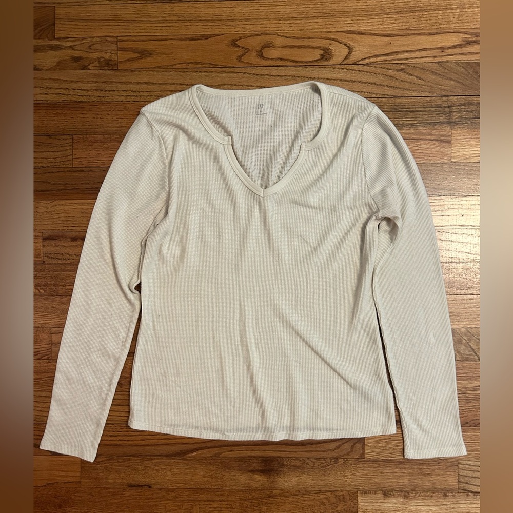 Gap Factory Fitted Waffle-Knit PJ T-Shirt (set of 2) - Picture 6 of 9